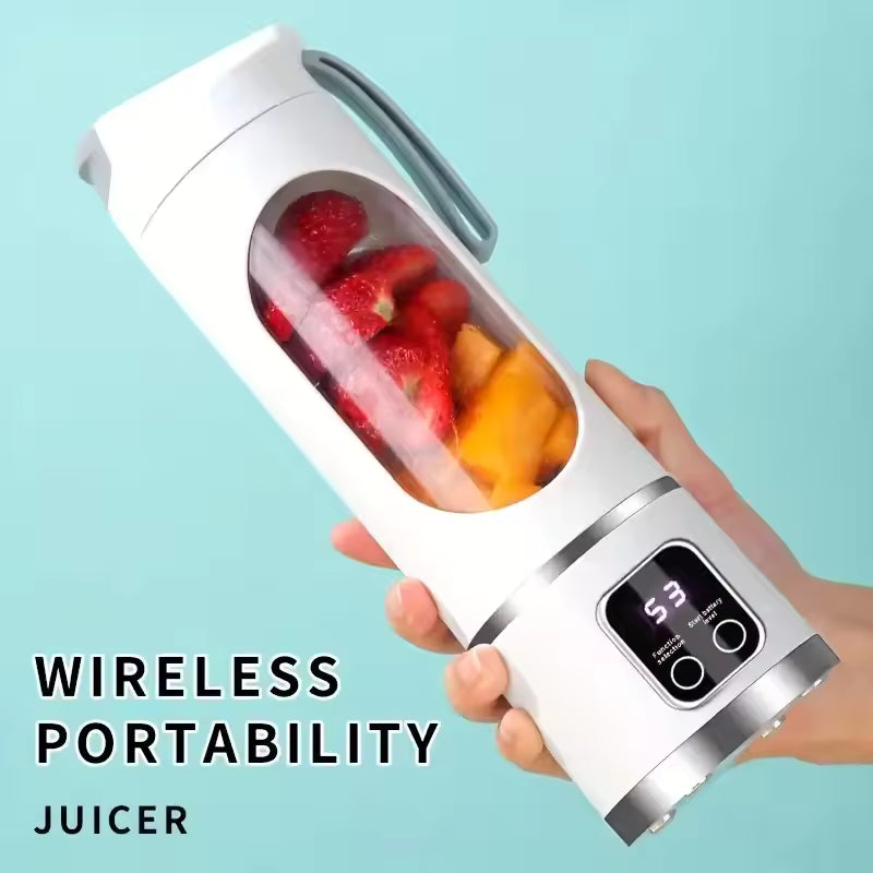 Portable Blender | USB Rechargeable Personal Blender for Shakes and Smoothies | Handheld Mini Juicer & Travel Mixer