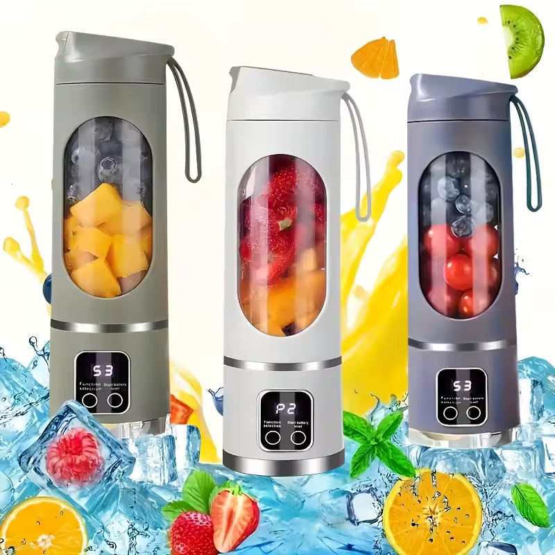 Portable Blender | USB Rechargeable Personal Blender for Shakes and Smoothies | Handheld Mini Juicer & Travel Mixer