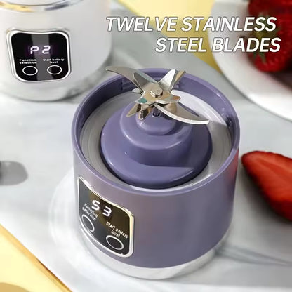 Portable Blender | USB Rechargeable Personal Blender for Shakes and Smoothies | Handheld Mini Juicer & Travel Mixer