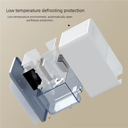 Intelligent Portable Dehumidifier | Smart Timer Air Dryer for Home, Bedroom & Kitchen | Deodorizing Moisture Absorber for Mould & Clothes