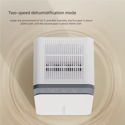 Intelligent Portable Dehumidifier | Smart Timer Air Dryer for Home, Bedroom & Kitchen | Deodorizing Moisture Absorber for Mould & Clothes