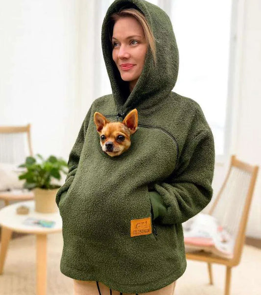 Pet Pouch Hoodie for Small Dogs & Cats