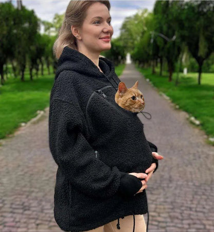 Pet Pouch Hoodie for Small Dogs & Cats