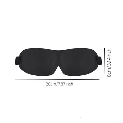 3D Contoured Sleep Eye Mask | 100% Light Blocking Blackout Mask | Best Eye Mask for Sleeping, Travel & Yoga