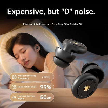 3D Sleep Mask | Noise Cancelling Earplugs | 100% Light Blocking Eye Cover | Insomnia Relief
