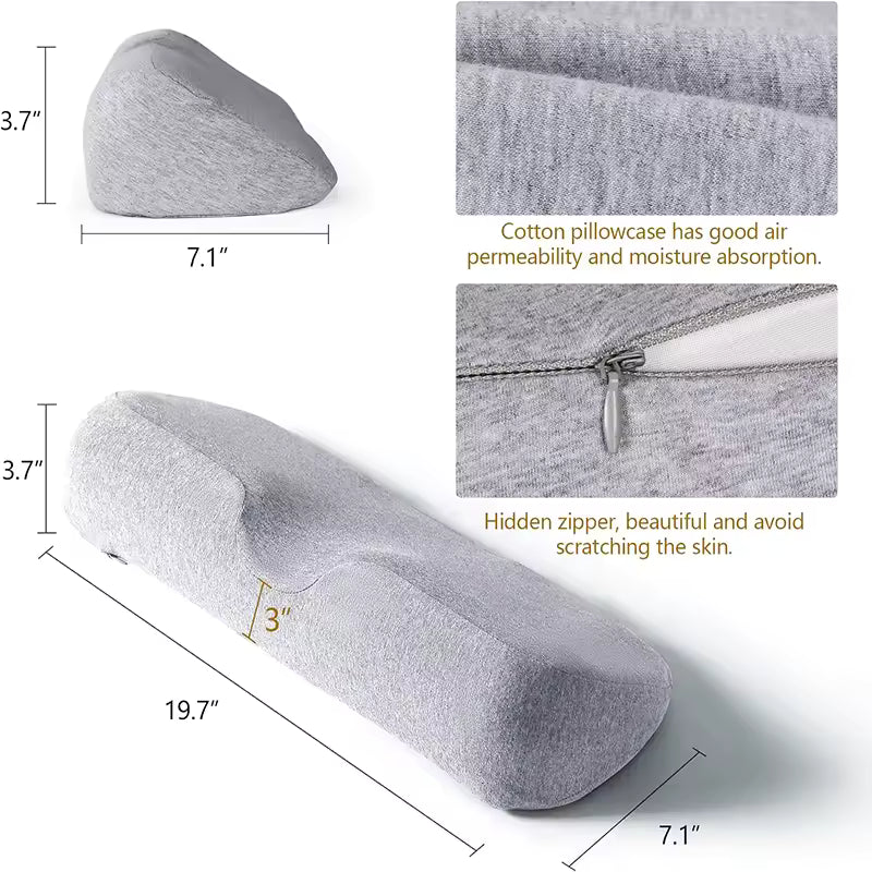 Cervical Pillow for Neck Pain Relief | Ergonomic Memory Foam Contour Pillow | Orthopedic Neck Support for Side Sleepers