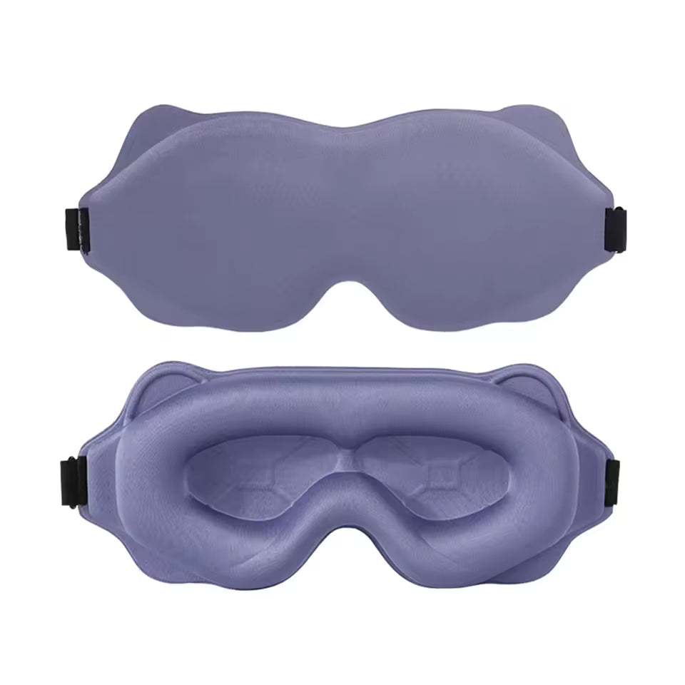 3D Sleep Mask | Best Eye Mask for Sleeping | 100% Light Blocking Deep Sleep Mask | Soft Padded Comfort Blindfold