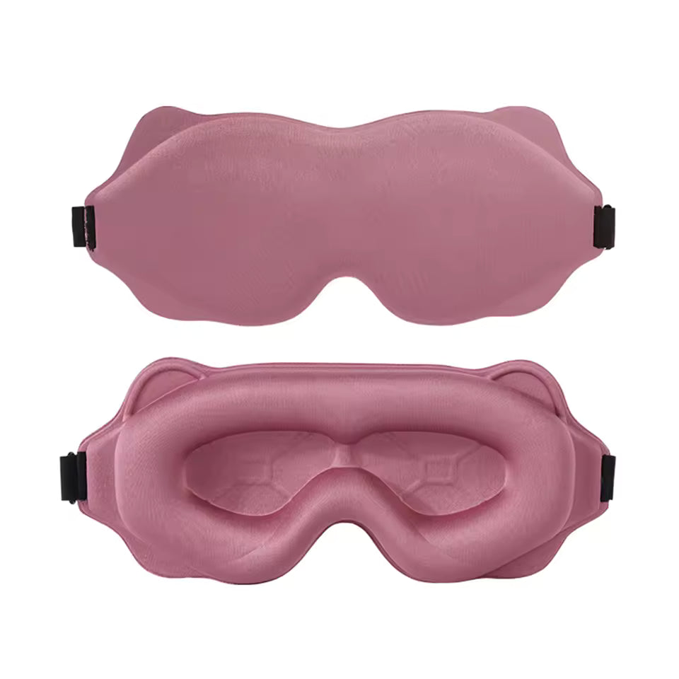 3D Sleep Mask | Best Eye Mask for Sleeping | 100% Light Blocking Deep Sleep Mask | Soft Padded Comfort Blindfold