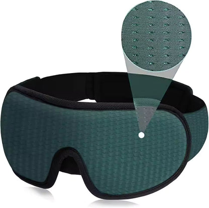 3D Sleep Eye Mask | 100% Light Blockout Sleeping Mask | Soft Padded 3D Eye Shade & Blindfold