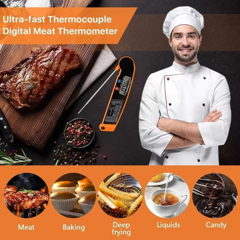 Digital Meat Thermometer for Cooking | Steak & BBQ Food Probe | Kitchen Electronic Oven Thermometer